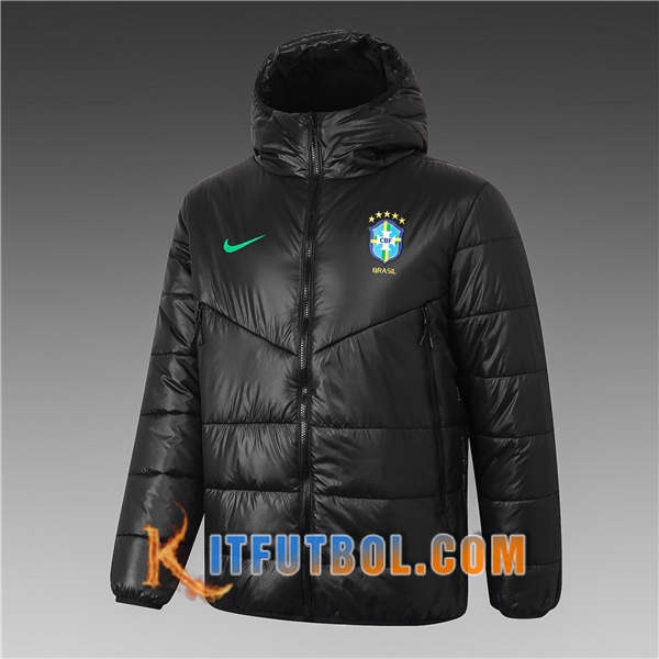 Nueva Chaqueta de Plumas Brasil Negro 20/21