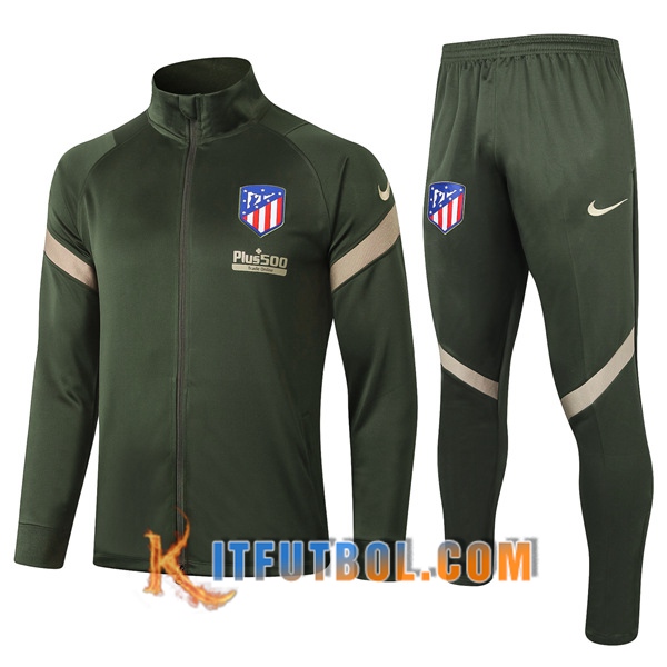Nueva Chandal Futbol - Chaqueta + Pantalones Atletico Madrid Verde 20/21