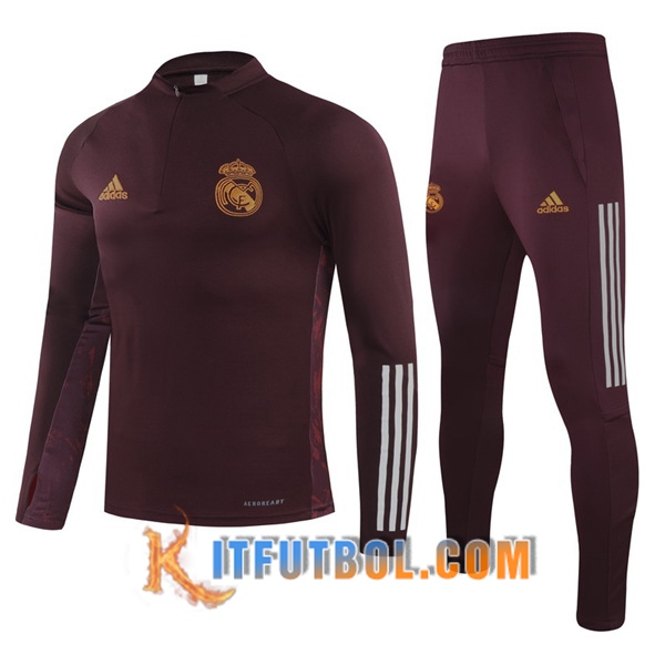 Nueva Chandal Futbol + Pantalones Real Madrid Ninos Violet 20/21
