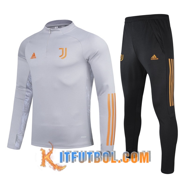 Nueva Chandal Futbol + Pantalones Juventus Ninos Gris 20/21