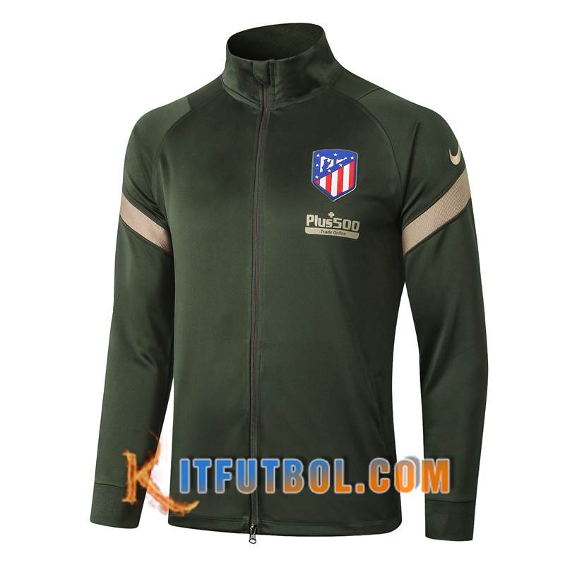 Nueva Chaqueta Futbol Atletico Madrid Verde 20/21