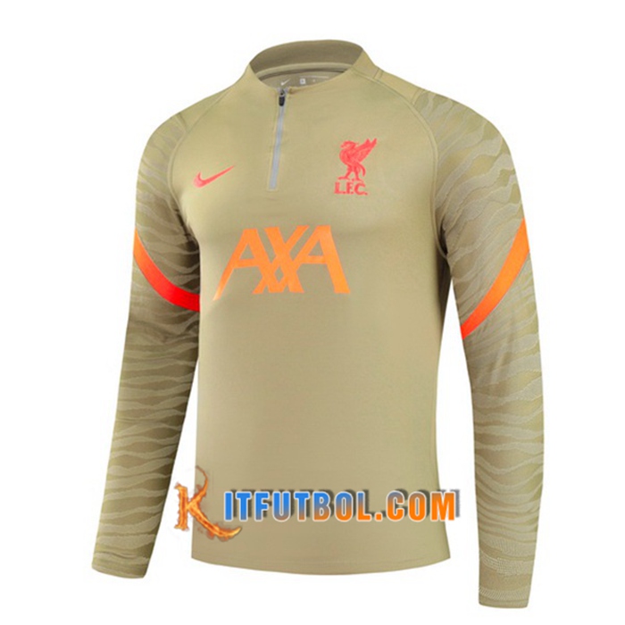 Sudadera De Entrenamiento FC Liverpool Marron 2021/2022