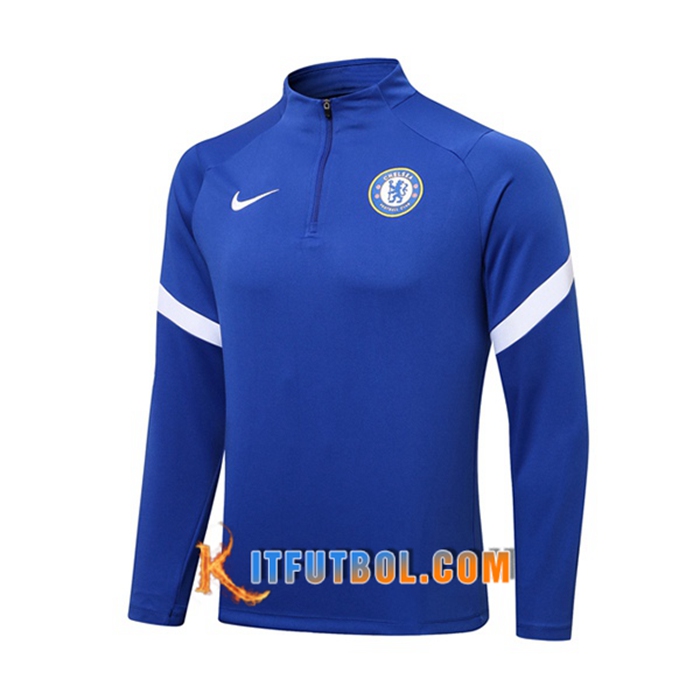 Sudadera De Entrenamiento FC Chelsea Azul Marino/Grigio 2021/2022