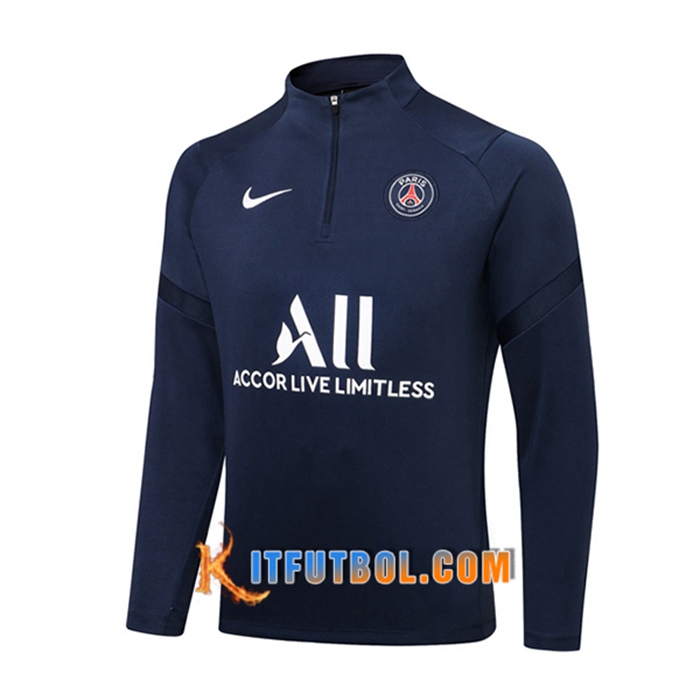 Sudadera De Entrenamiento Jordan PSG Azul Marino 2021/2022