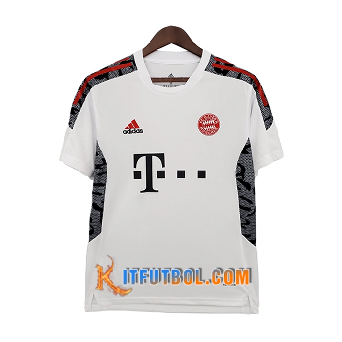 Camiseta Entrenamiento Bayern Munich Blanca 2021/2022