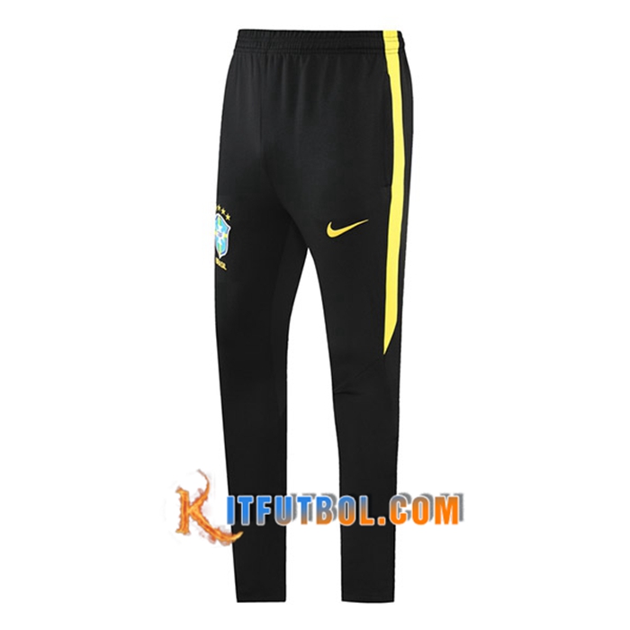 Pantalon Entrenamiento - Veste Bresil Negro/Amarillo 2021/2022