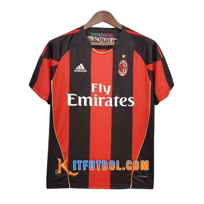 Camiseta Futbol AC Milan Retro Titular 2010/2011