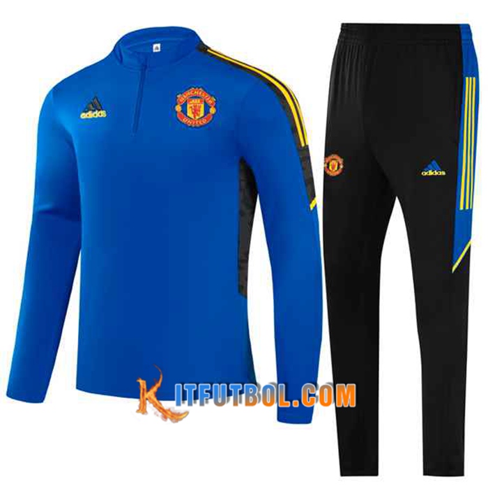 Chandal Equipos De Futbol Manchester United Azul/Amarillo 2021/2022