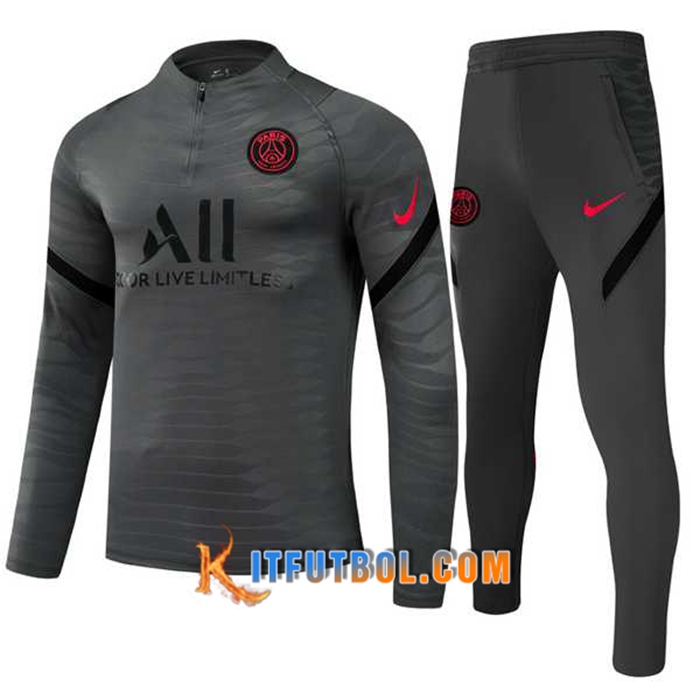 Chandal Equipos De Futbol Jordan PSG Grigio 2021/2022