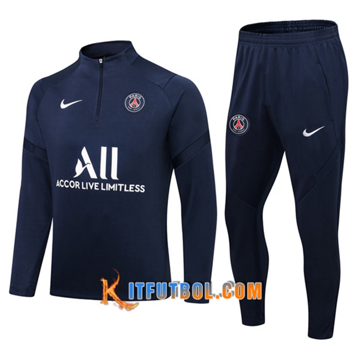 Chandal Equipos De Futbol Jordan PSG Azul Marino 2021/2022