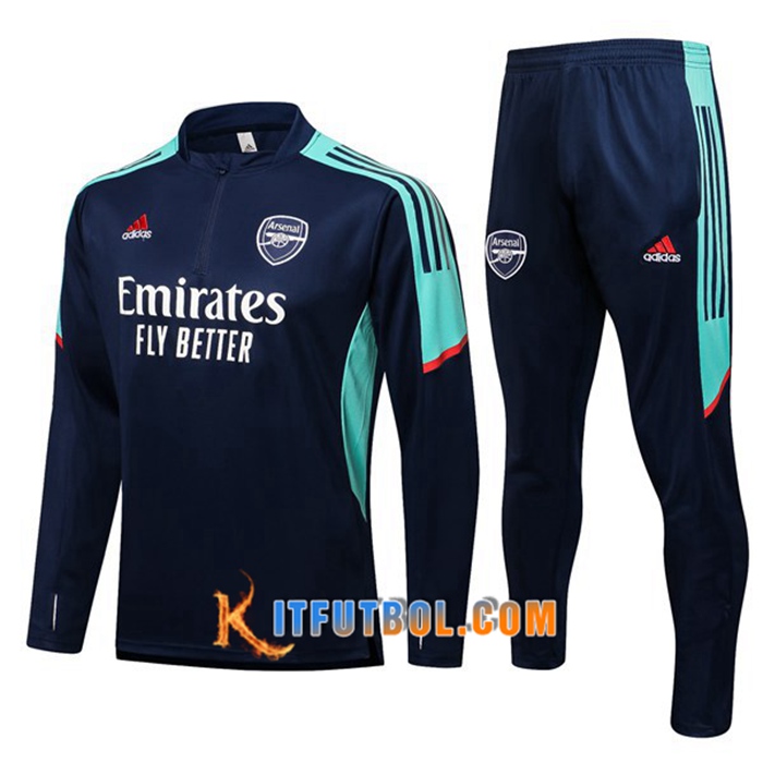 Chandal Equipos De Futbol FC Arsenal Ninos Azul Marino/Verde 2021/2022