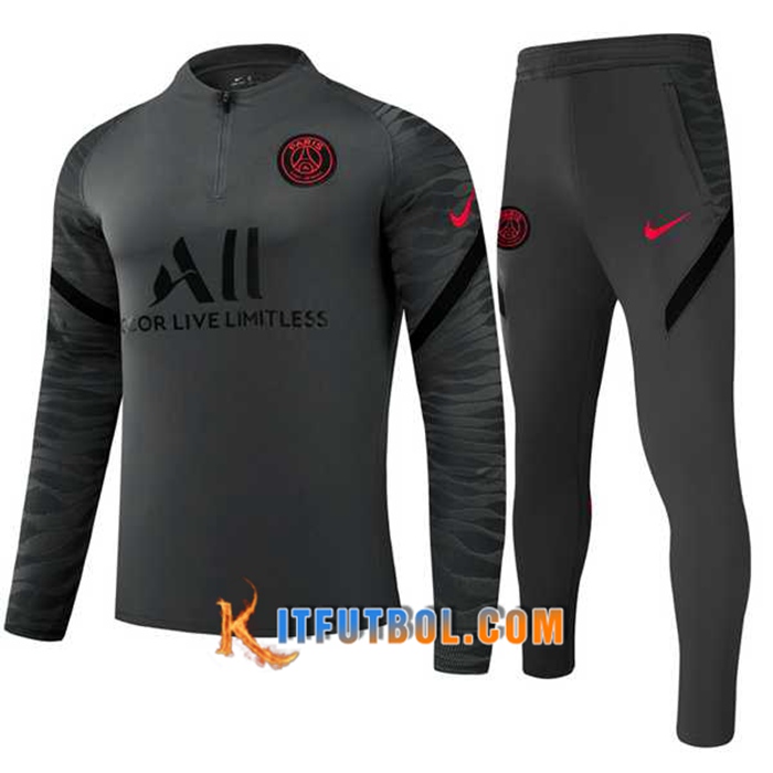 Chandal Equipos De Futbol Jordan PSG Ninos Grigio 2021/2022
