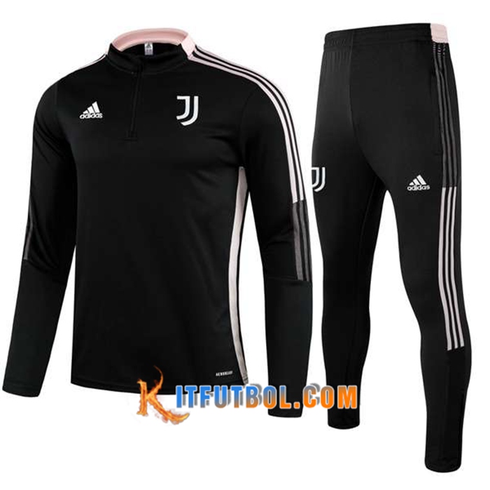 Chandal Equipos De Futbol Juventus Ninos Negro/Rosa 2021/2022
