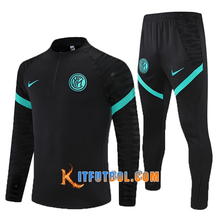 Chandal Equipos De Futbol Inter Milan Ninos Negro/Azul 2021/2022