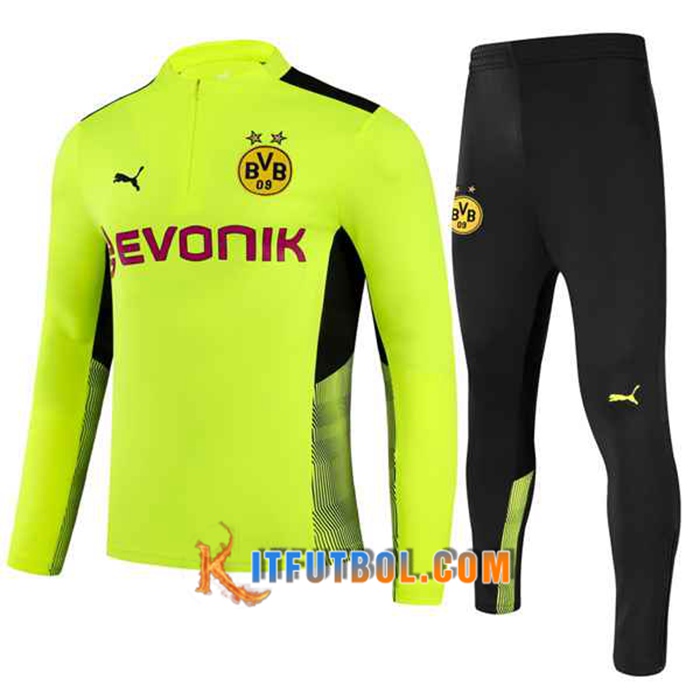 Chandal Equipos De Futbol Dortmund BVB Ninos Verde/Negro 2021/2022