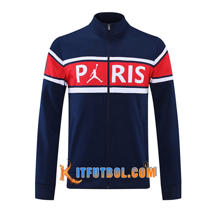 Chaquetas Futbol Jordan PSG Azul Marino/Rood/Blanca 2021/2022