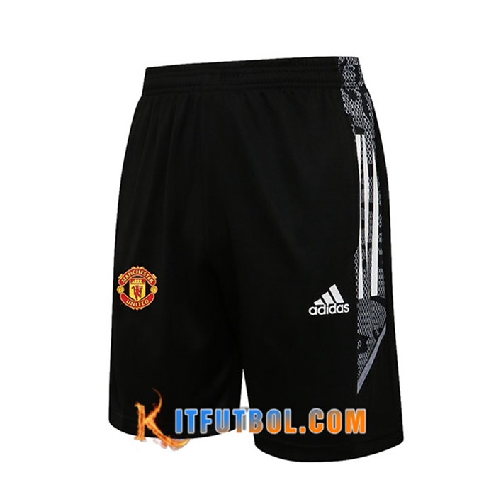 Cortos Futbol Manchester United Negro 2021/2022