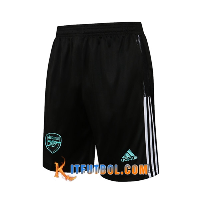 Cortos Futbol FC Arsenal Blanca/Negro 2021/2022