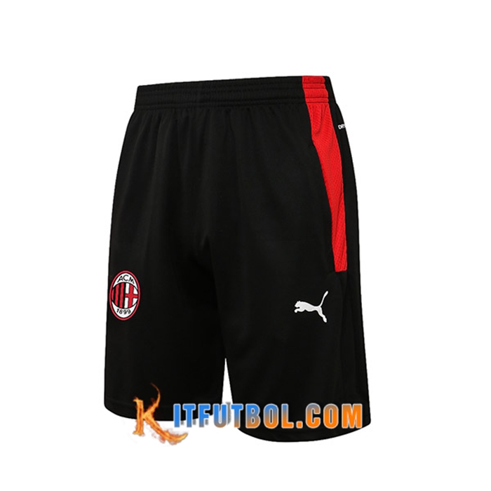 Cortos Futbol AC Milan Rojo/Negro 2021/2022