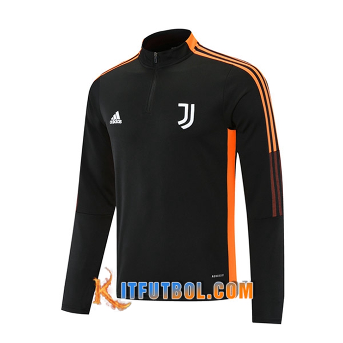 Sudadera De Entrenamiento Juventus Negro/Orange 2021/2022