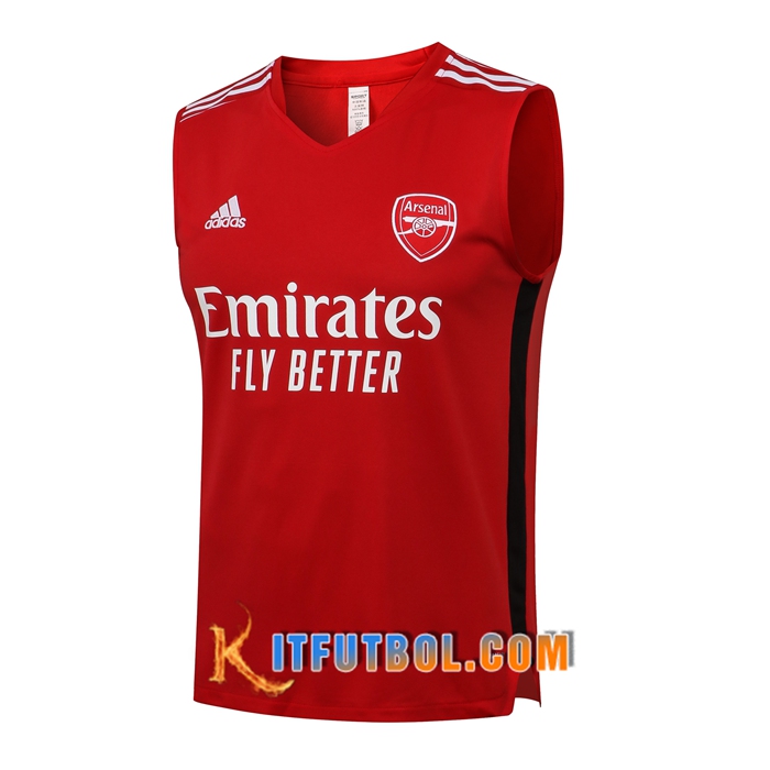 Camiseta Entrenamiento sin mangas FC Arsenal Rojo 2021/2022