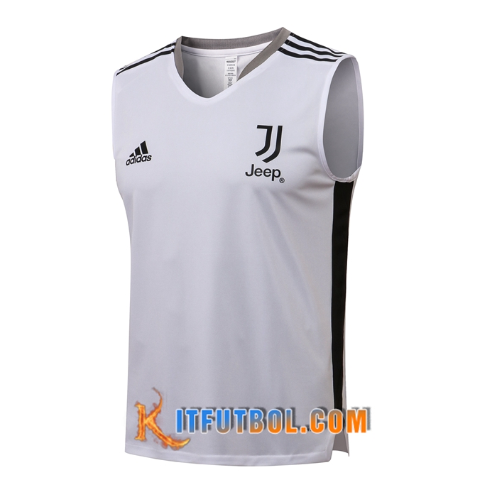 Camiseta Entrenamiento sin mangas Juventus Negro/Blanca 2021/2022