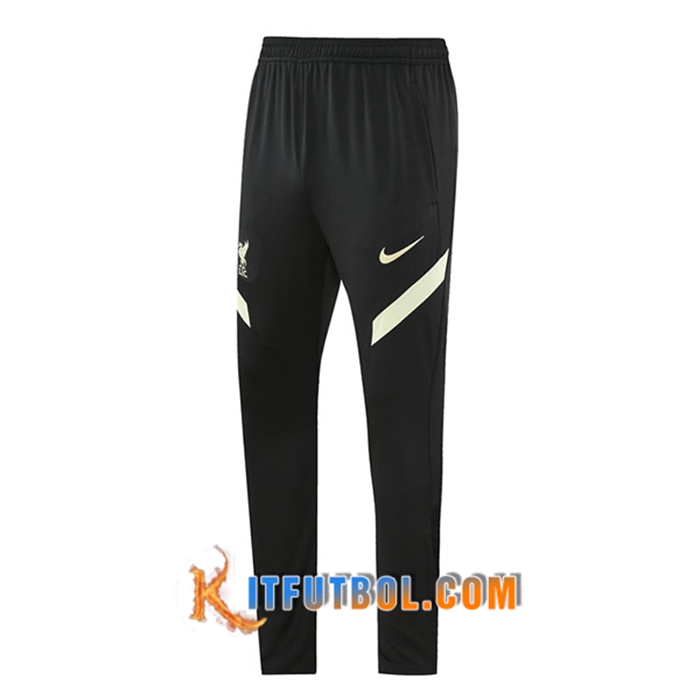 Pantalon Entrenamiento FC Liverpool Negro/Verde 2021/2022