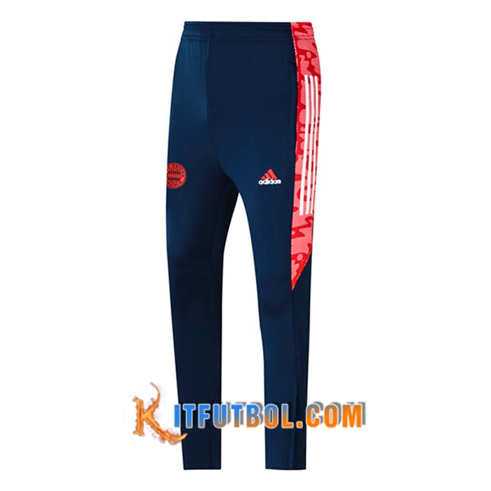 Pantalon Entrenamiento FC Bayern Munich Azul Marino/Rojo 2021/2022