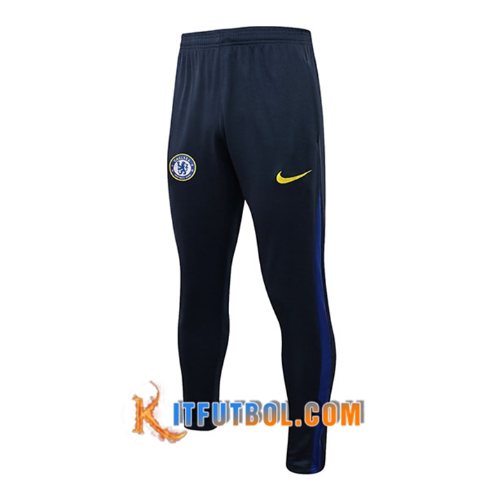 Pantalon Entrenamiento FC Chelsea Negro/Azul 2021/2022