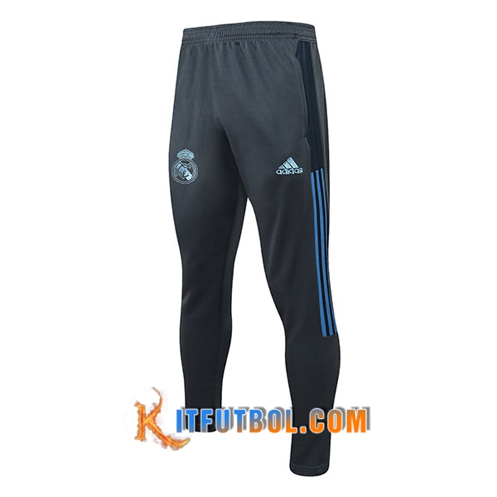 Pantalon Entrenamiento Real Madrid Grigio Oscuro/Azul 2021/2022