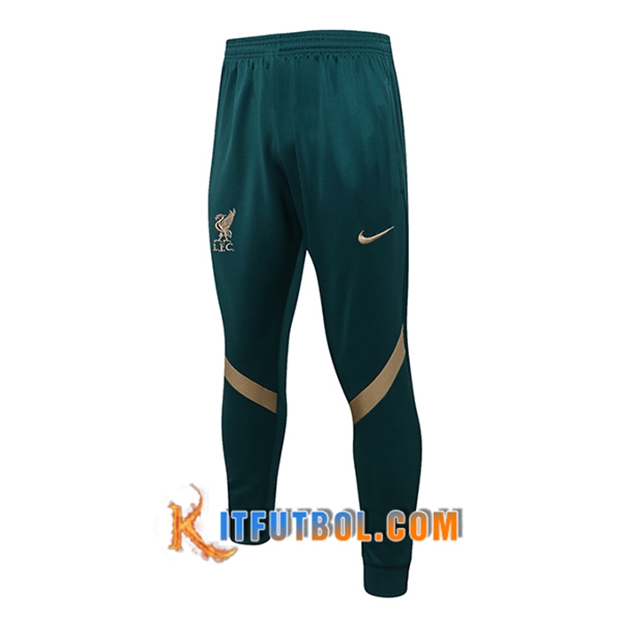 Pantalon Entrenamiento FC Liverpool Verde 2021/2022