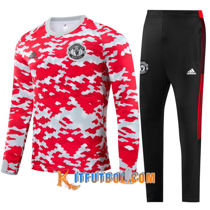 Chandal Equipos De Futbol Manchester United Rojo/Blanca 2021/2022