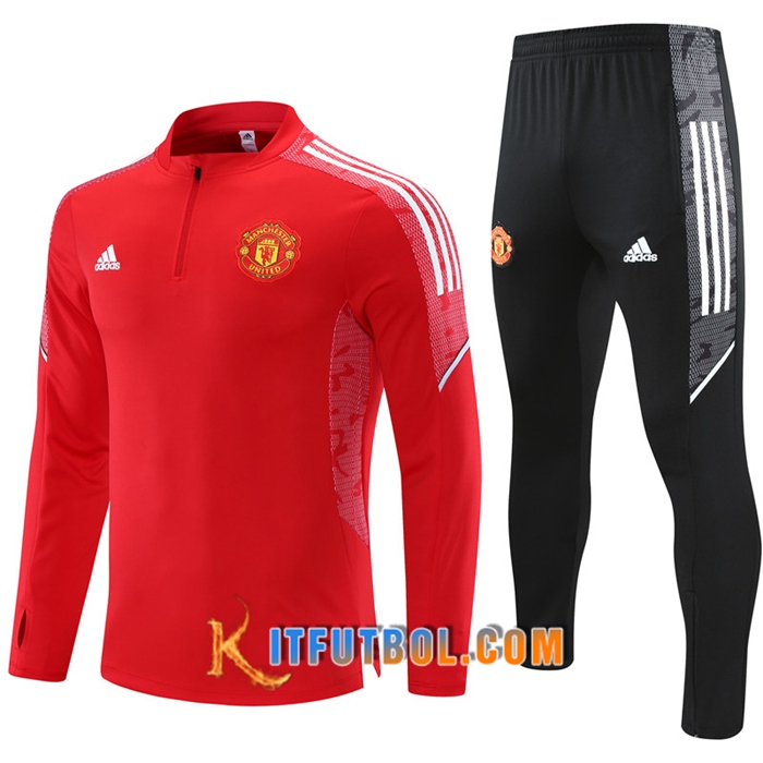 Chandal Equipos De Futbol Manchester United Blanca/Rojo 2021/2022