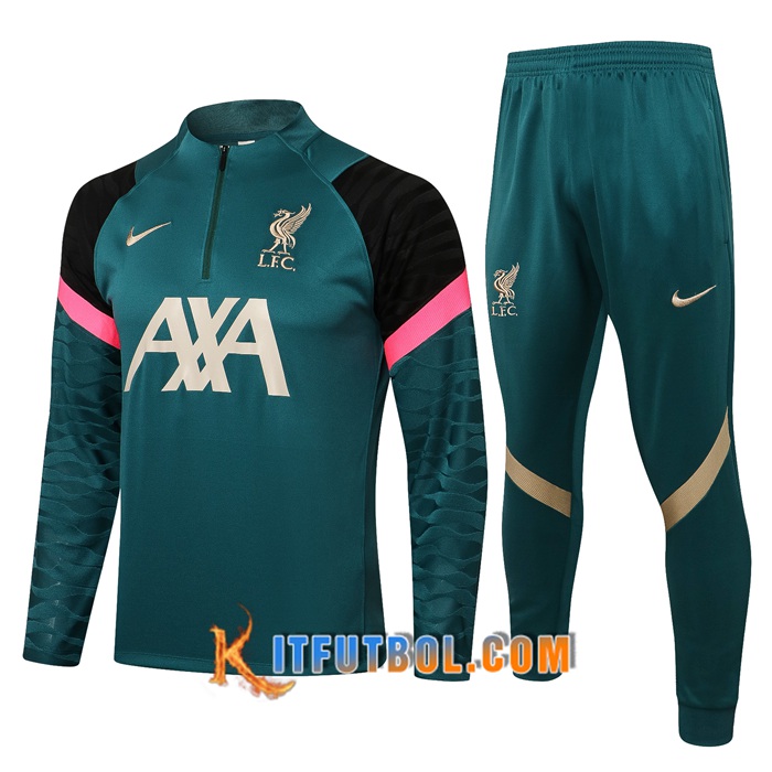 Chandal Equipos De Futbol FC Liverpool Verde/Negro 2021/2022