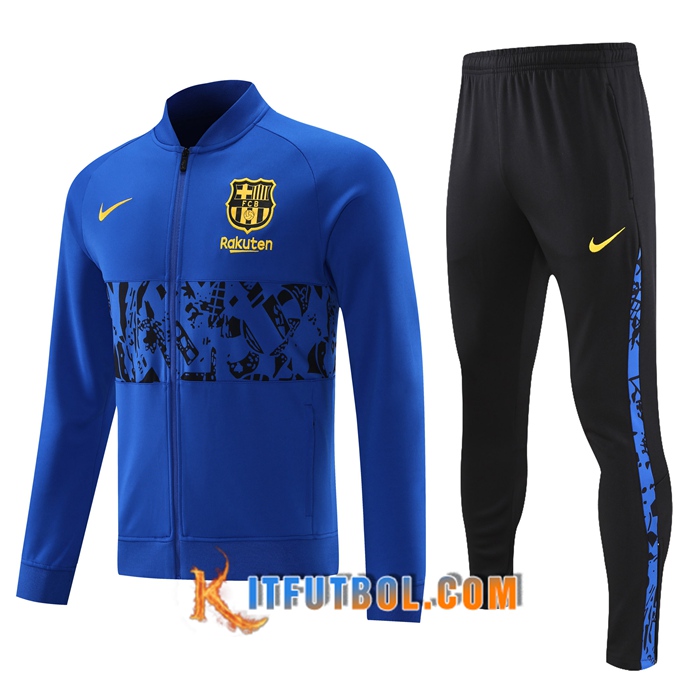 Chandal Equipos De Futbol - Chaqueta FC Barcelona Azul 2021/2022