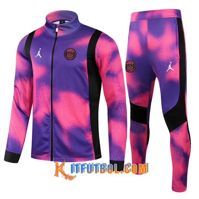 Chandal Equipos De Futbol - Chaqueta Jordan PSG Grigio/Orange 2021/2022
