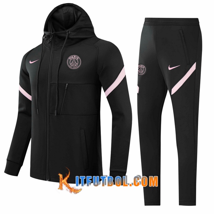 Chaqueta Con Capucha Chandal FC Liverpool Ninos Negro 2021/2022