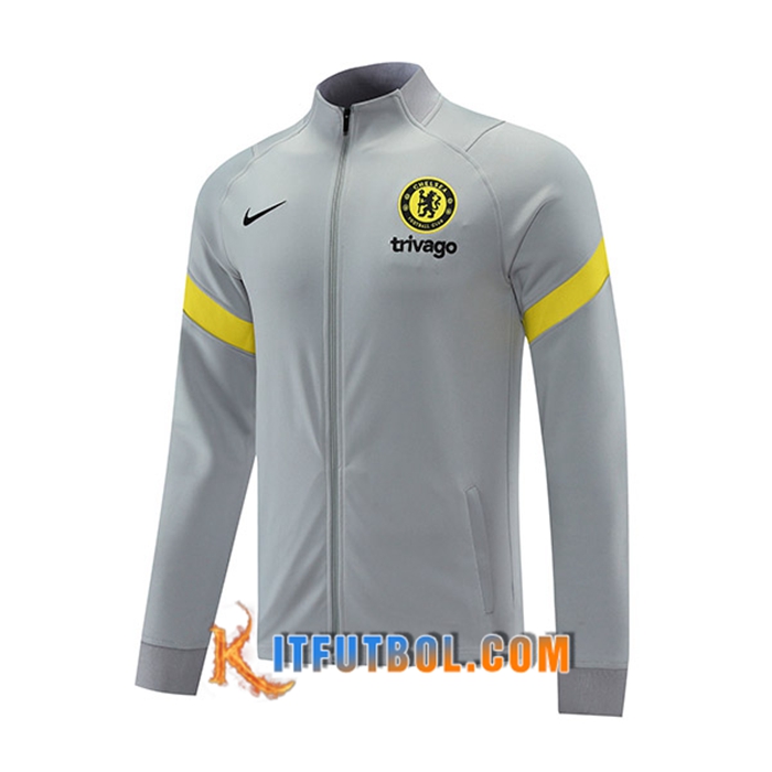 Chaquetas Futbol FC Chelsea Grigio/Amarillo 2021/2022