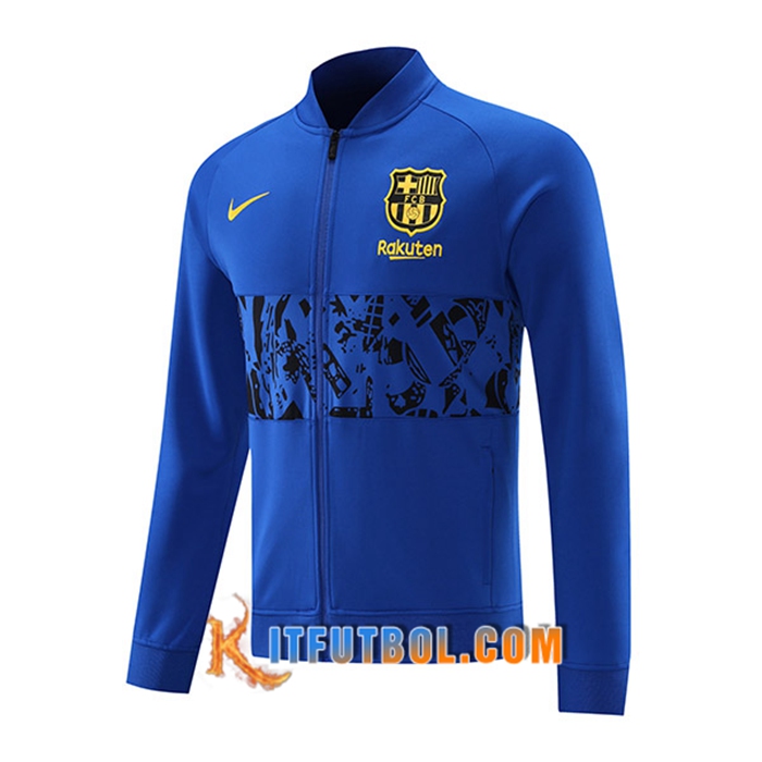 Chaquetas Futbol FC Barcelona Azul 2021/2022