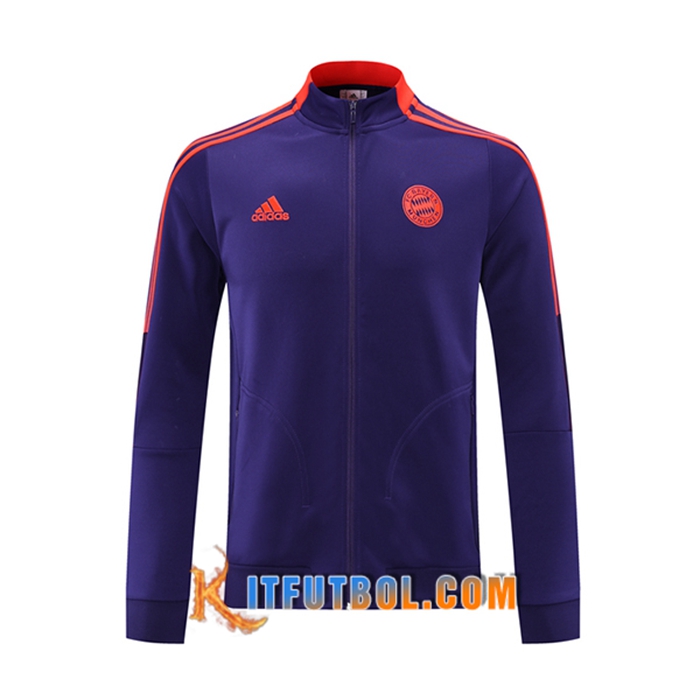 Chaquetas Futbol Bayern Munich Purpura/Rojo 2021/2022