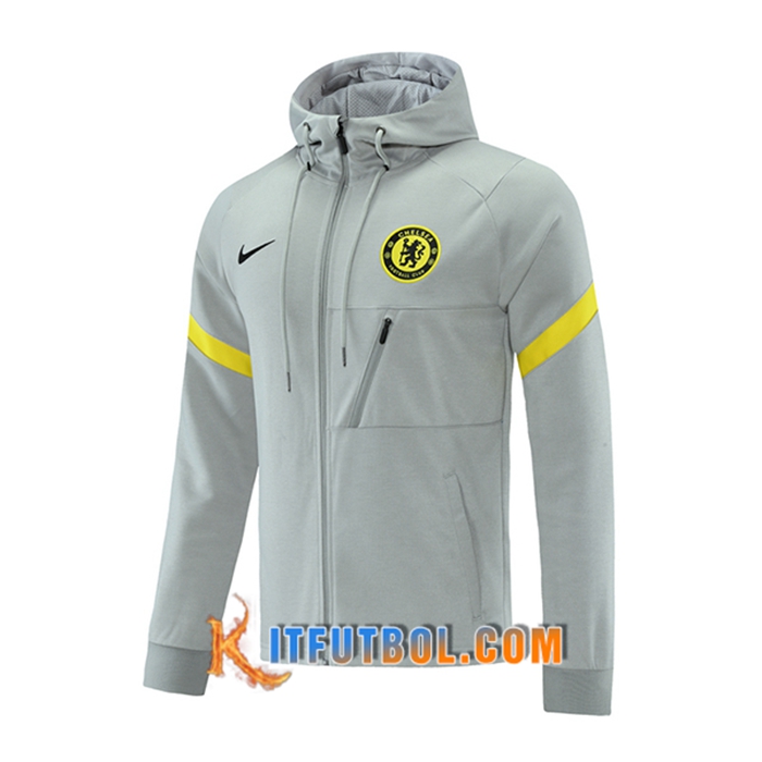 Chaqueta Con Capucha FC Chelsea Grigio 2021/2022