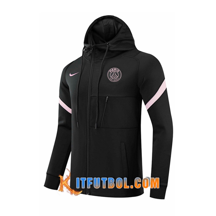 Chaqueta Con Capucha Jordon PSG Negro 2021/2022