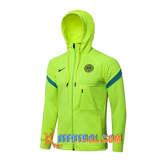 Chaqueta Con Capucha Inter Milan Verde 2021/2022