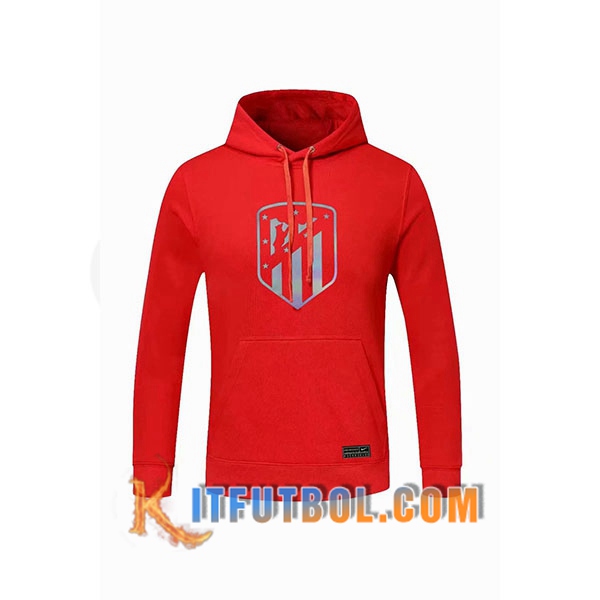 Nueva Sudadera Con Capucha Atletico Madrid Roja 20/21