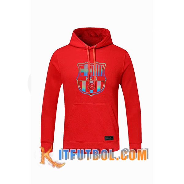 Nueva Sudadera Con Capucha FC Barcelona Roja 20/21