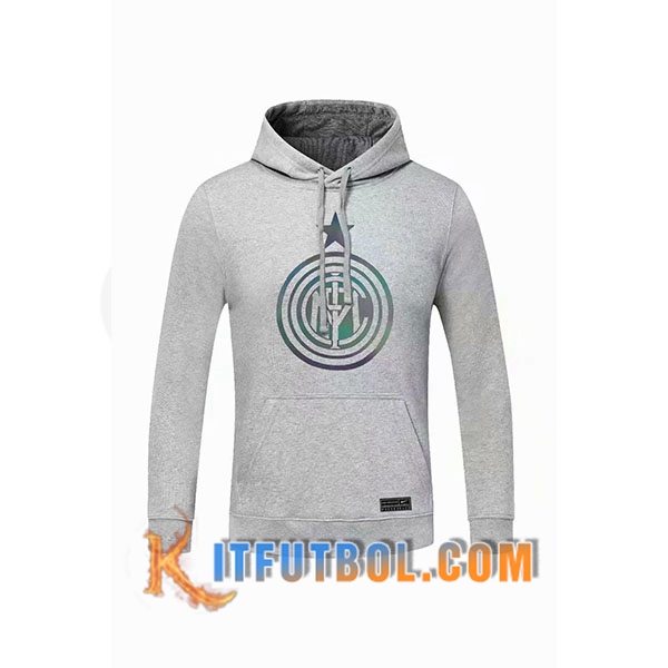 Nueva Sudadera Con Capucha Inter Milan Gris 20/21