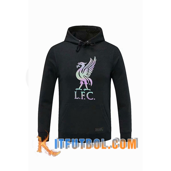 Nueva Sudadera Con Capucha FC Liverpool Negro 20/21