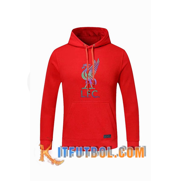 Nueva Sudadera Con Capucha FC Liverpool Roja 20/21
