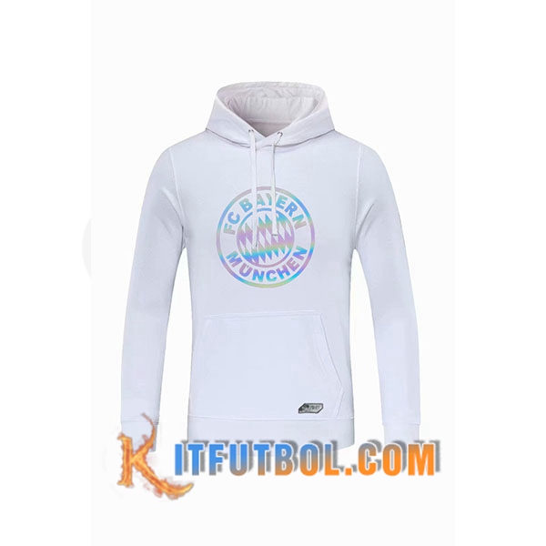 Nueva Sudadera Con Capucha Bayern Munich Blanco 20/21