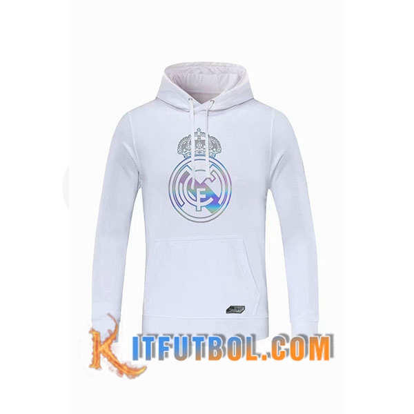 Nueva Sudadera Con Capucha Real Madrid Blanco 20/21